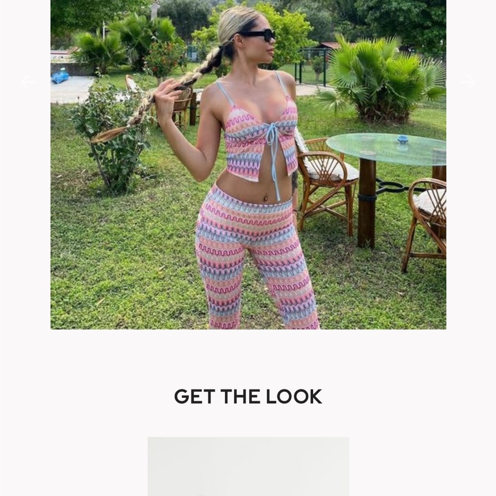 H&M Knot pant set